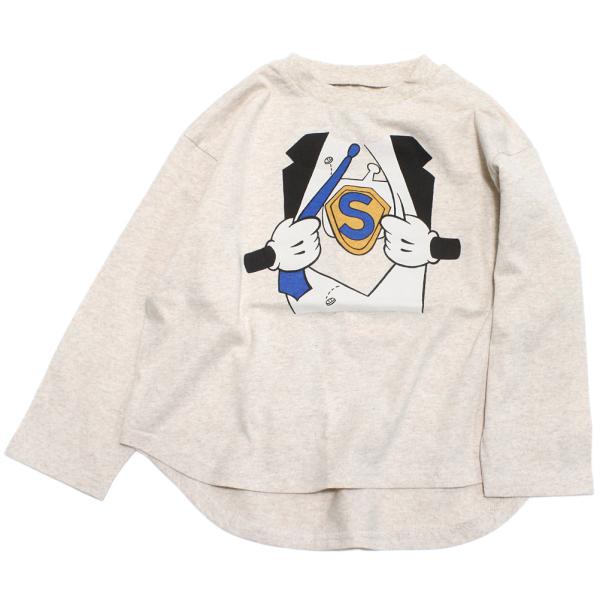セール 「40%OFF」 長袖Tシャツ "オーシャン&amp;グラウンド" トロンプルイユプリントTシャツ ...