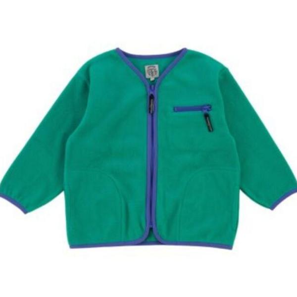セール 「50%OFF」 アウター &quot;オーシャン&amp;グラウンド&quot; フリースZIP-UP エメラルドグリ...