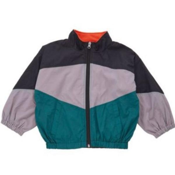セール 「50%OFF」 アウター &quot;オーシャン&amp;グラウンド&quot; レトロスポーツBIGジャケット ブラ...