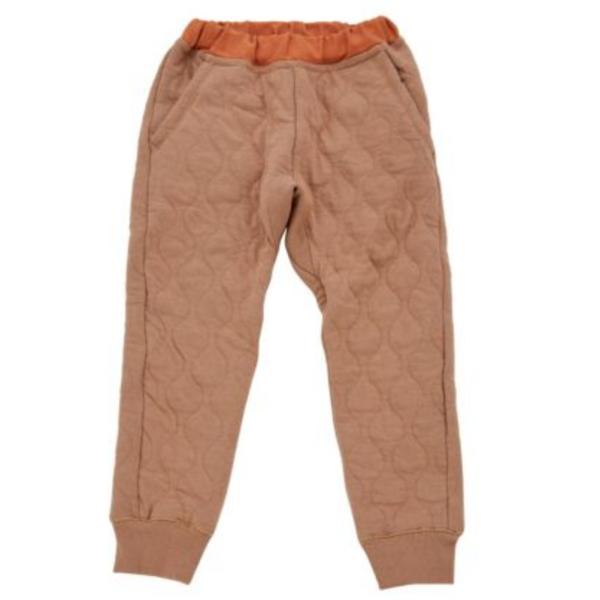 セール 「50%OFF」 ロングパンツ &quot;オーシャン&amp;グラウンド&quot; アンクルリブキルトパンツ ベージ...