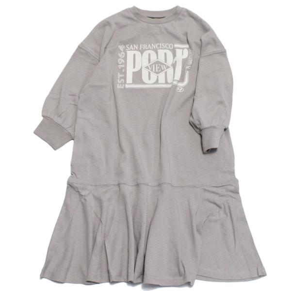 セール 「50%OFF」 ワンピース &quot;オーシャン&amp;グラウンド&quot; 8分袖ボリュームスリーブワンピース...