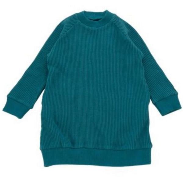 セール 「50%OFF」 ワンピース &quot;オーシャン&amp;グラウンド&quot; リブワンピース エメラルドグリーン...