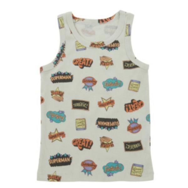 アンダーウエアー "オーシャン&amp;グラウンド" PopSticker タンクトップ ライトグリーン(L...