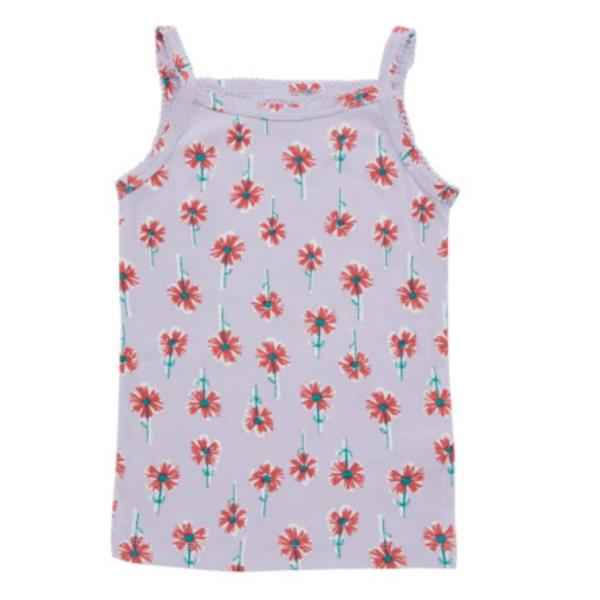 アンダーウエアー "オーシャン&amp;グラウンド" DrawingFlower キャミソール ライトパープ...