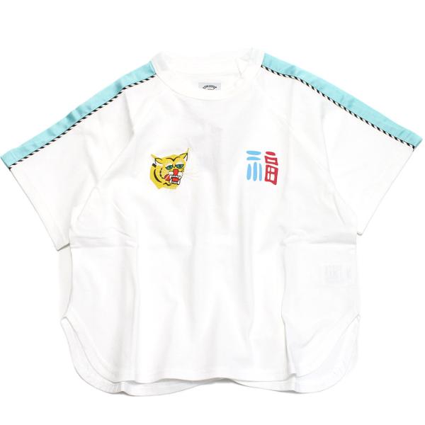 セール 「50%OFF」 半袖Tシャツ &quot;オーシャン&amp;グラウンド&quot; スカジャンTシャツ ホワイト(W...
