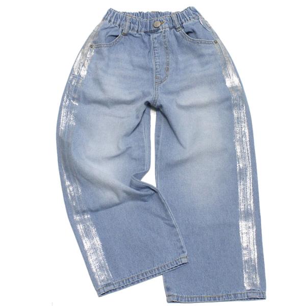 セール 「50%OFF」 ロングパンツ &quot;オーシャン&amp;グラウンド&quot; シルバーラインデニムパンツ ブリ...