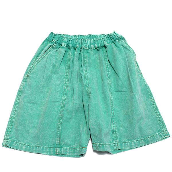 セール 「50%OFF」 ハーフパンツ &quot;オーシャン&amp;グラウンド&quot; タックカラーワイドショーツ(4....