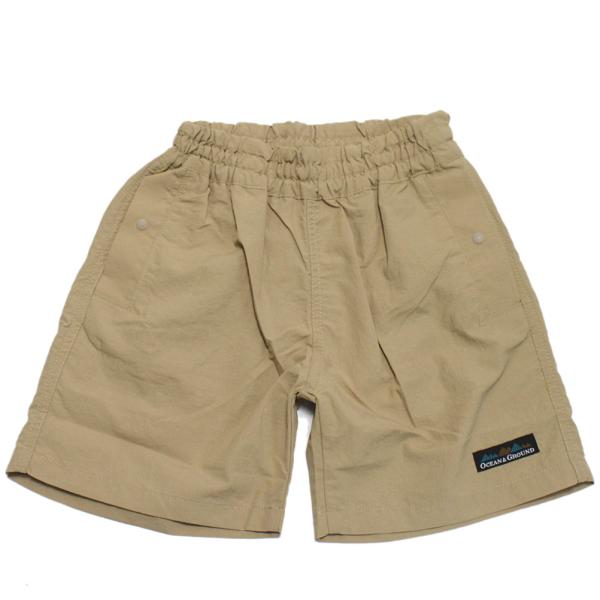 セール 「50%OFF」 ハーフパンツ &quot;オーシャン&amp;グラウンド&quot; ウミヤマ夏ショーツ ベージュ(B...