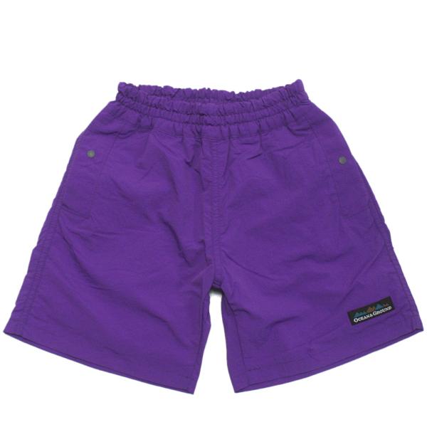 セール 「50%OFF」 ハーフパンツ &quot;オーシャン&amp;グラウンド&quot; ウミヤマ夏ショーツ パープル(P...
