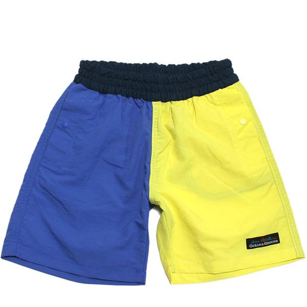 セール 「50%OFF」 ハーフパンツ &quot;オーシャン&amp;グラウンド&quot; ウミヤマクレイジー夏ショーツ ブ...