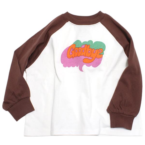 セール 「50%OFF」 長袖Tシャツ "オーシャン&amp;グラウンド" good byeプリントラグラン...