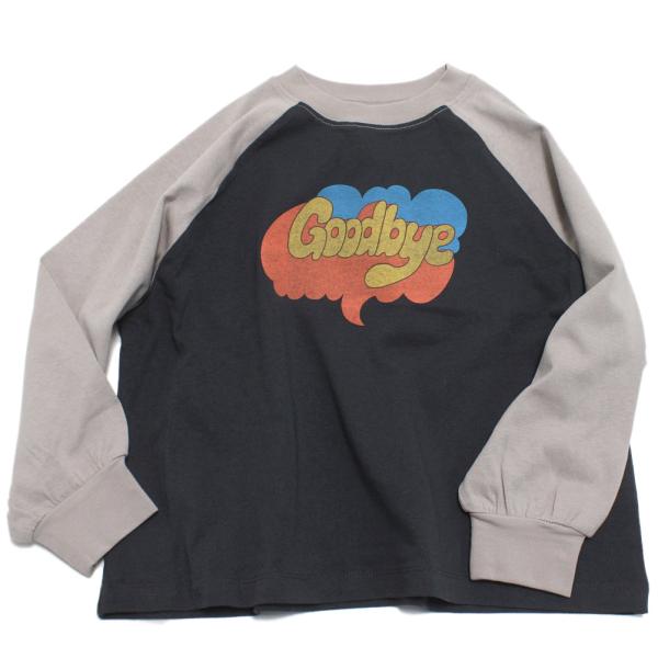 セール 「50%OFF」 長袖Tシャツ "オーシャン&amp;グラウンド" good byeプリントラグラン...