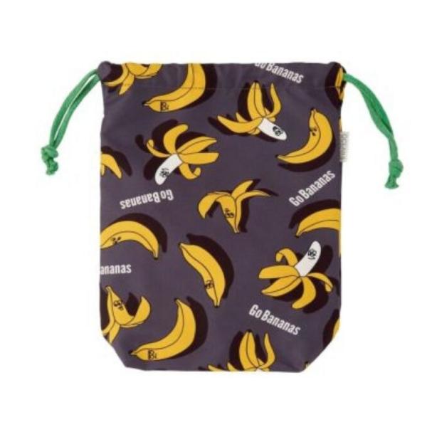 お弁当グッズ "オーシャン&amp;グラウンド" ソウガラカトラリー巾着 チャコール(CH)