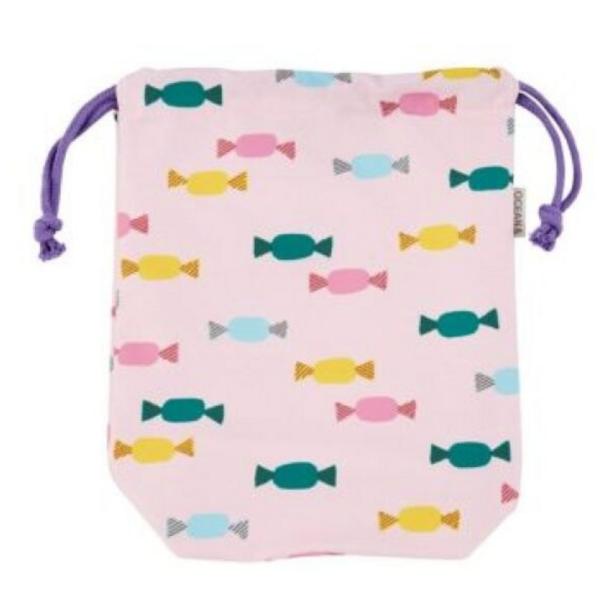 お弁当グッズ "オーシャン&amp;グラウンド" ソウガラカトラリー巾着 ピンク(PK)