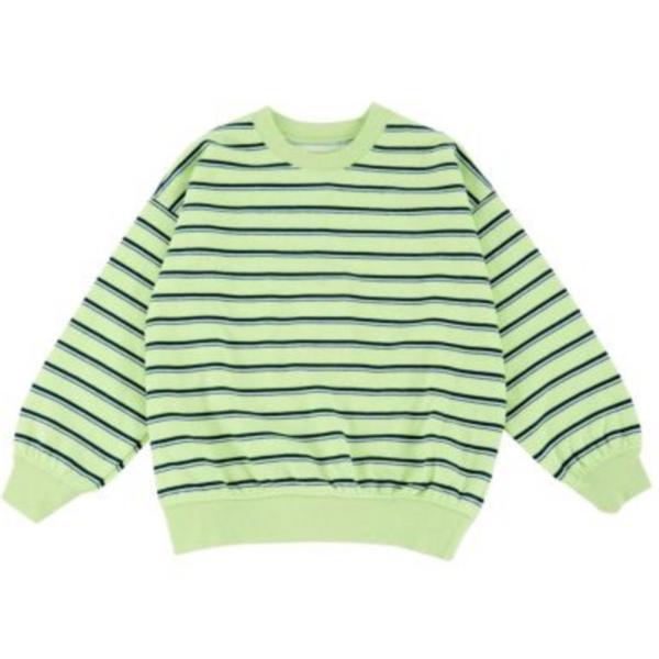 セール 「50%OFF」 トレーナー・ニット &quot;オーシャン&amp;グラウンド&quot; マルチボーダーBIGスウェ...