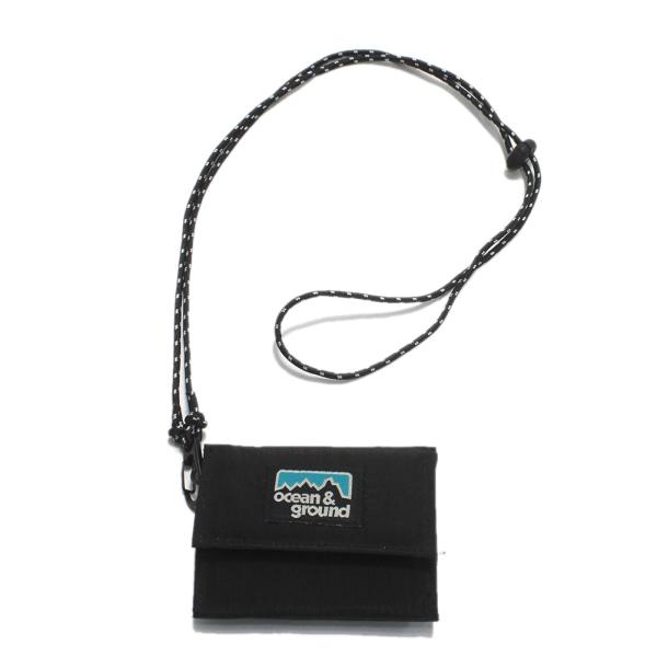 雑貨・小物 "オーシャン&amp;グラウンド" ミニウォレット ブラック(BK)