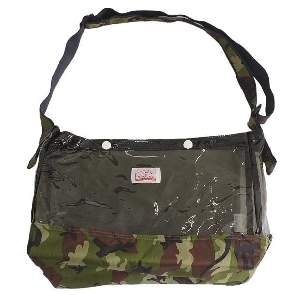 スイムグッズ "オーシャン&amp;グラウンド" ROCKAWAYプールBAG チャコール(CH)