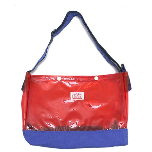 スイムグッズ "オーシャン&amp;グラウンド" ROCKAWAYプールBAG レッド(RD)