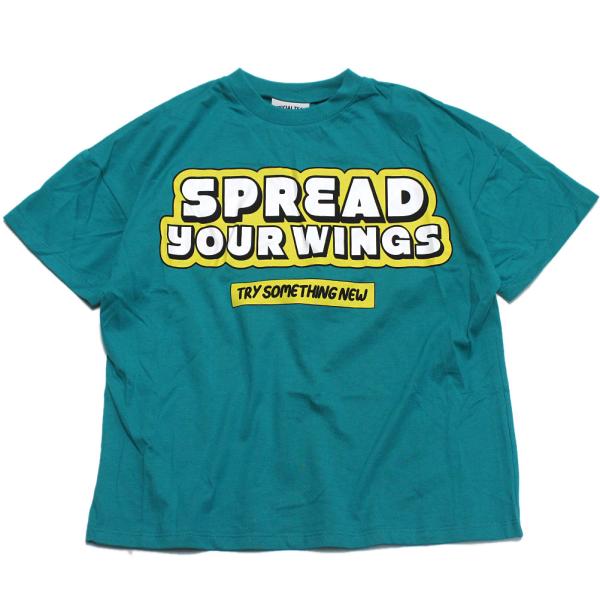 セール 「50%OFF」 半袖Tシャツ &quot;オフィシャルチーム&quot; SPREADロゴTシャツ グリーン