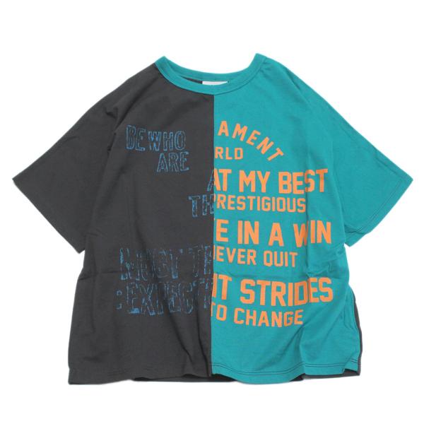 セール 「50%OFF」 半袖Tシャツ &quot;オフィシャルチーム&quot; スイッチングドルマンワイドTシャツ ...