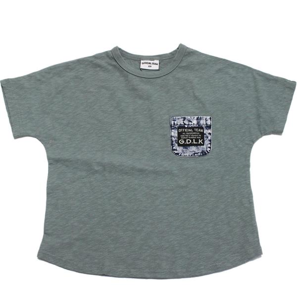 セール 「50%OFF」 半袖Tシャツ &quot;オフィシャルチーム&quot; スラブ天竺デニムポケットTシャツ ア...