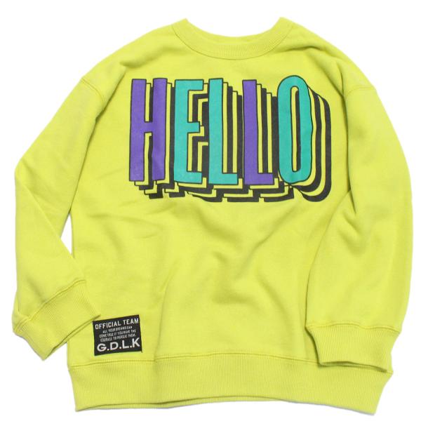 セール 「50%OFF」 トレーナー・ニット &quot;オフィシャルチーム&quot; TC裏毛HELLOロゴレーナー...