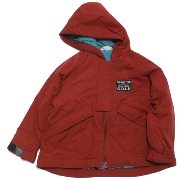 セール 「50%OFF」 アウター &quot;オフィシャルチーム&quot; 中綿バックプリントフーディジャケット レ...