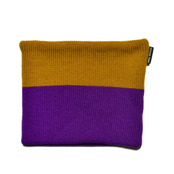 セール 「50%OFF」 雑貨・小物 &quot;オフィシャルチーム&quot; バイカラースヌード カーキ