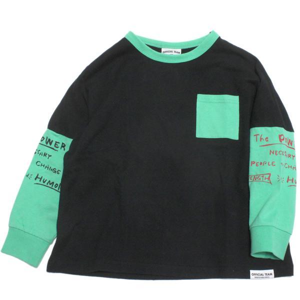 セール 「50%OFF」 長袖Tシャツ &quot;オフィシャルチーム&quot; ビックロゴポケットドルマンTシャツ ...