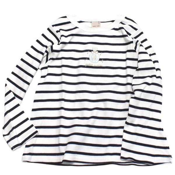 長袖Tシャツ &quot;プティマイン/petit main/子供服/キッズ&quot; GIRLS長袖T コン(50)