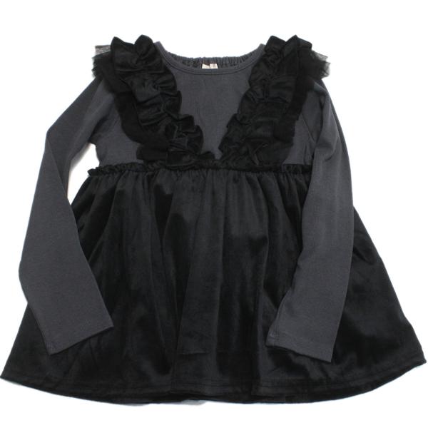 セール 「40%OFF」 長袖Tシャツ "プティマイン/petit main/子供服/キッズ" ドッ...