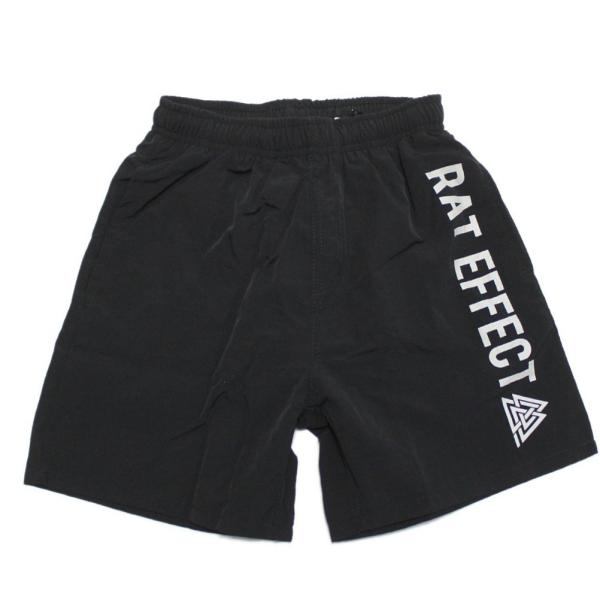 セール 「50%OFF」 ハーフパンツ &quot; RAT EFFECT ラットエフェクト/&quot; ロゴプリント...