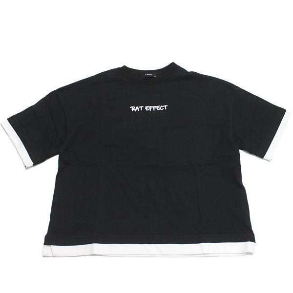 セール 「50%OFF」 半袖Tシャツ &quot; RAT EFFECT ラットエフェクト/&quot; レイヤード風...