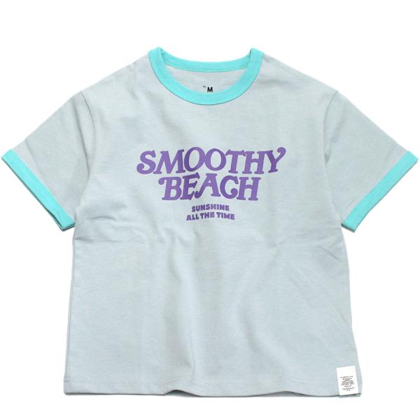 セール 「50%OFF」 半袖Tシャツ &quot;スムージー/SMOOTHY/子供服/キッズ&quot; リンガーTシ...