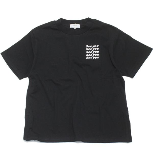 セール 「50%OFF」 半袖Tシャツ &quot;アンディニー&quot; BYE Tシャツ ブラック(BK)