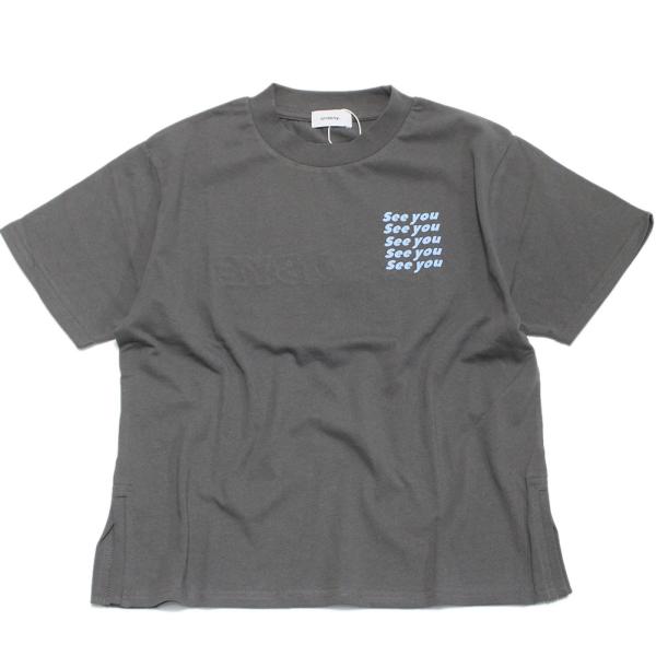 セール 「50%OFF」 半袖Tシャツ &quot;アンディニー&quot; BYE Tシャツ チャコール(CG)