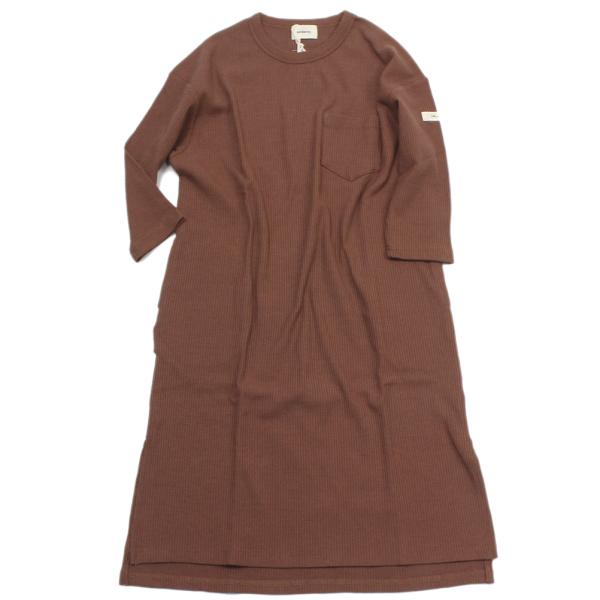 セール 「80%OFF」 ワンピース "アンディニー" リブワンピース ブラウン(BR)
