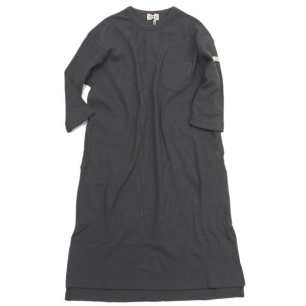 セール 「80%OFF」 ワンピース "アンディニー" リブワンピース チャコールグレー(CG)
