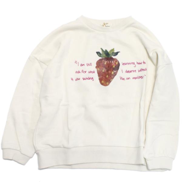 セール 「50%OFF」 トレーナー・ニット &quot;ユニカ&quot; strawberry刺繍トレーナー オフ(...
