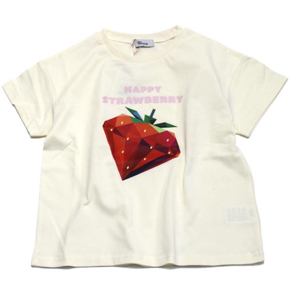 セール 「30%OFF」 半袖Tシャツ "ユニカ" PRISM Tシャツ オフホワイト(2)