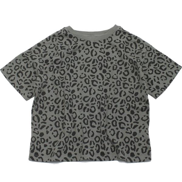 セール 「70%OFF」 半袖Tシャツ "セスタヴォカーレ" レオパードTシャツ グレーベージュ