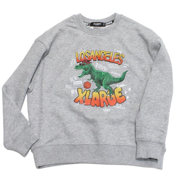 セール 「50%OFF」 トレーナー・ニット "エクストララージキッズ" バスケ恐竜トレーナー TO...