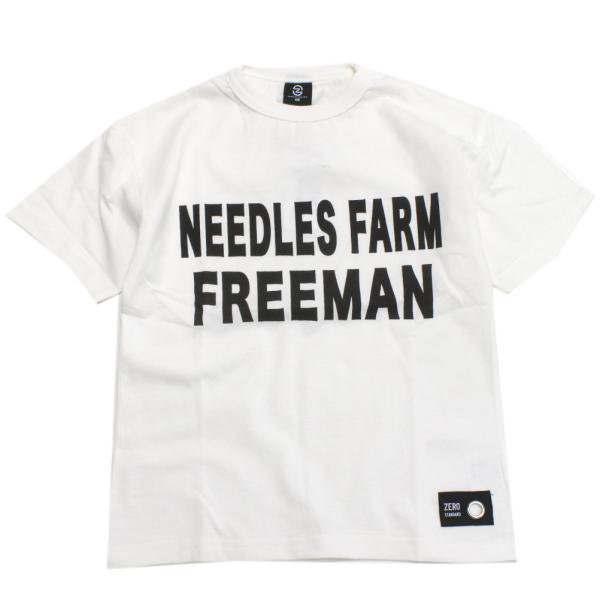 半袖Tシャツ "ZERO standard/ゼロスタンダード" FREEMANTシャツ オフホワイト...