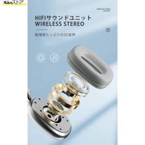 ヘッドホン bluetooth ワイヤレスヘッ...の詳細画像3