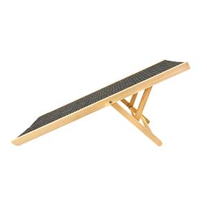 木製 ペットスロープ ペットステップ 犬 折り畳み 小型 dショッピング |ペットスロープ Lサイズ 幅43cm 折りたたみ 天然
