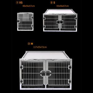 犬舎 大型 ステンレス製 ドッグホテル マンシ...の詳細画像3