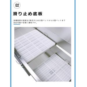 ドッグバス 大型 ステンレス製 ペットバス バ...の詳細画像5