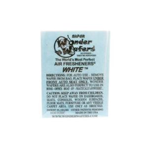 シートタイプ 芳香剤 WONDER WAFER WHITE ホワイト 自動車・部屋・トイレ・ゴミ箱等 多用途芳香剤｜million