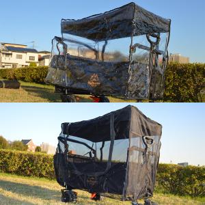 キャリーカート アウトドア用 屋根付き キャリ...の詳細画像5