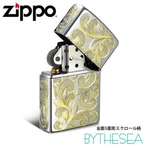 ZIPPO ジッポー オイルライター 全面5面ハワイアン手彫り サテーナ仕上げ No200 レギュラータイプ 真鍮 クロムメッキの商品画像